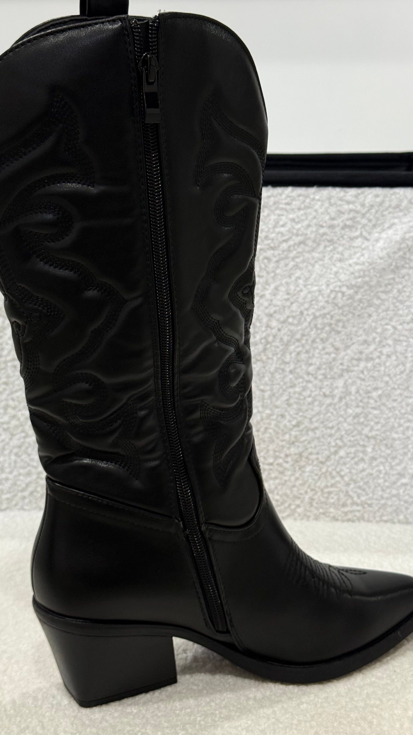 Botas cowboy negra