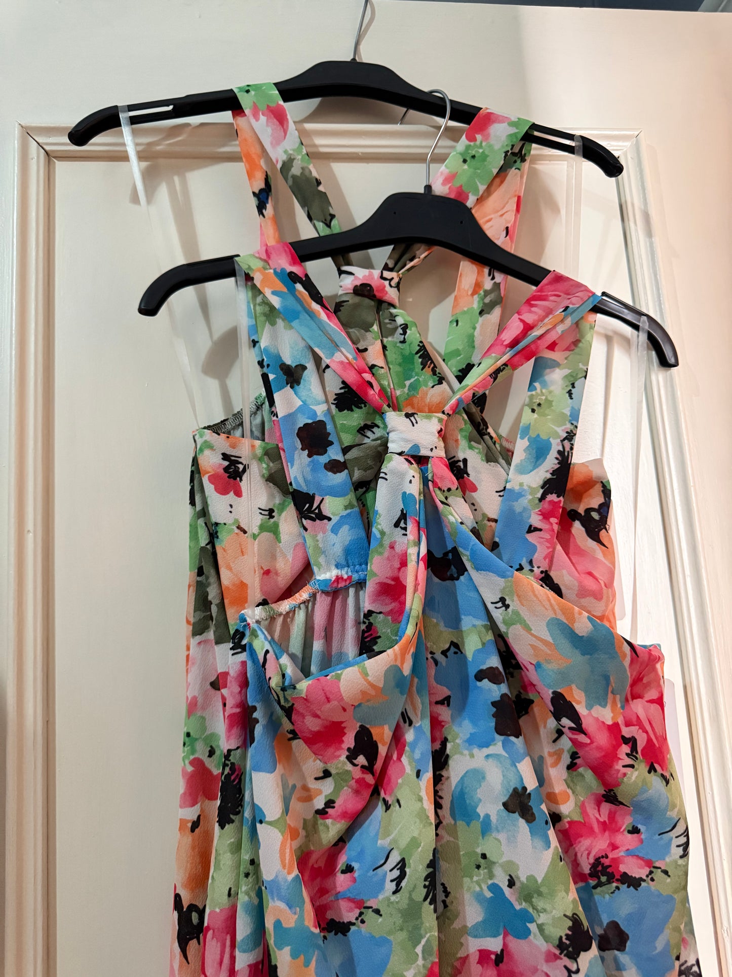 Vestido cruzada flores