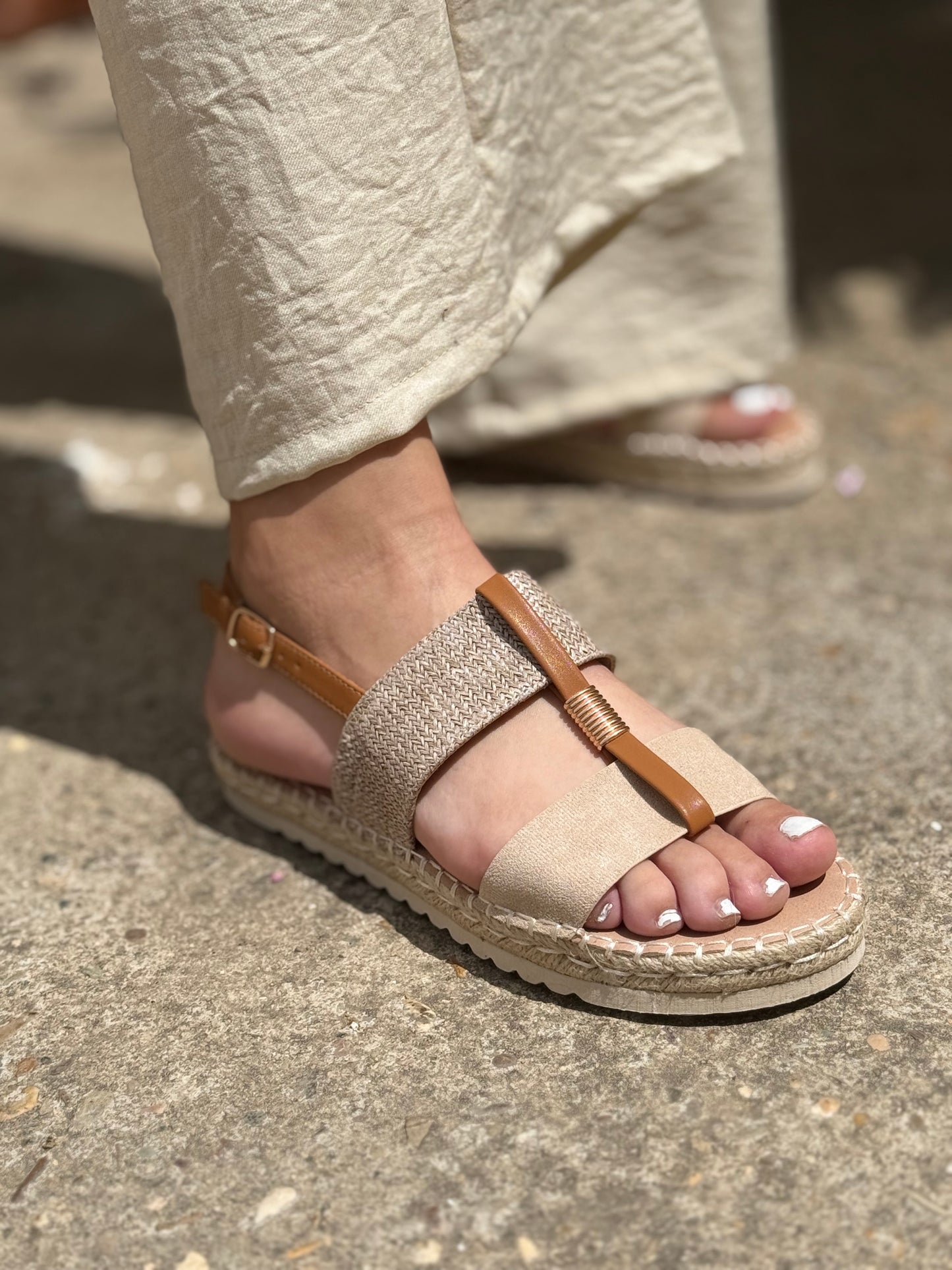 Sandalias tira