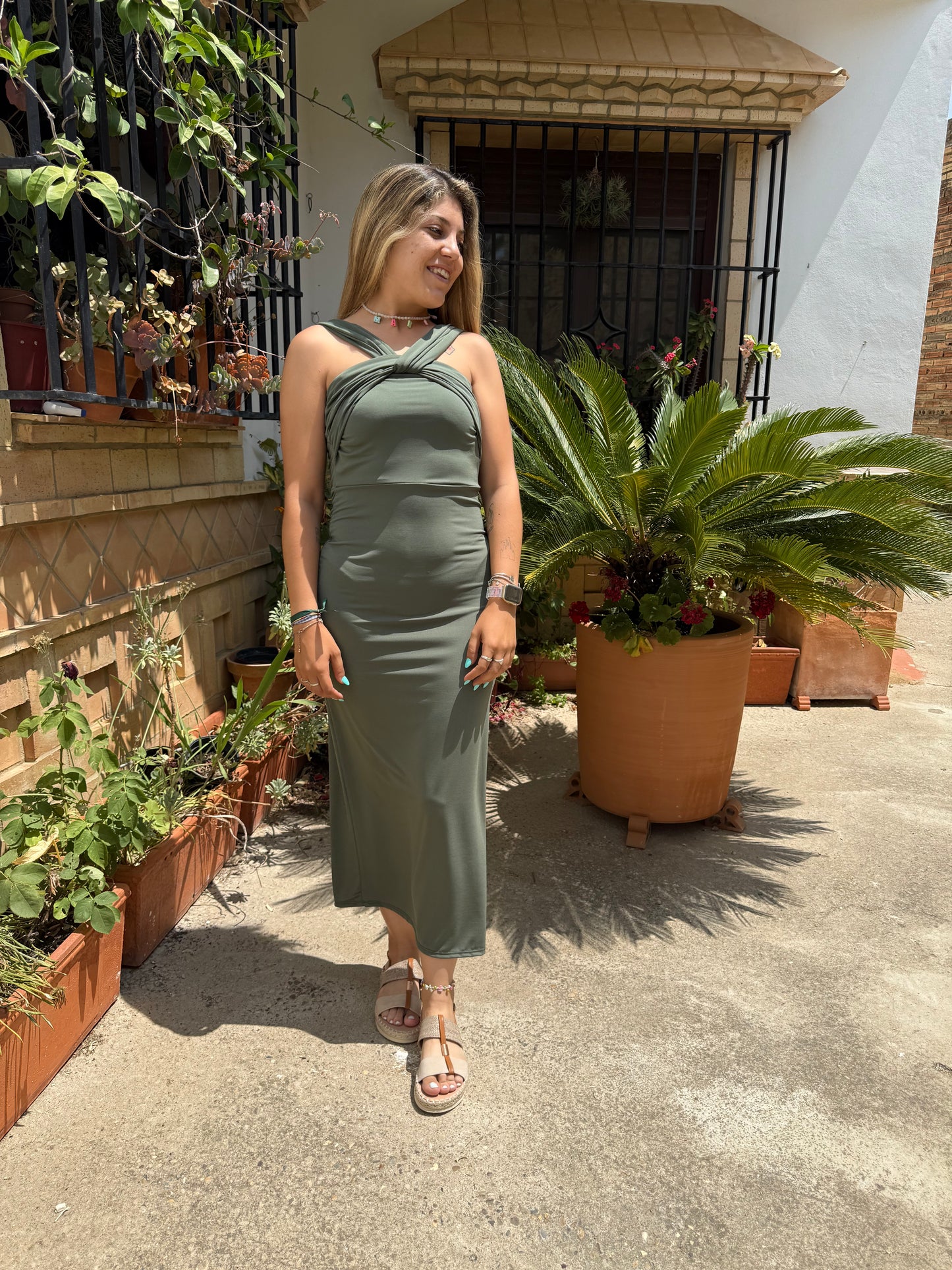 Vestido cruzada