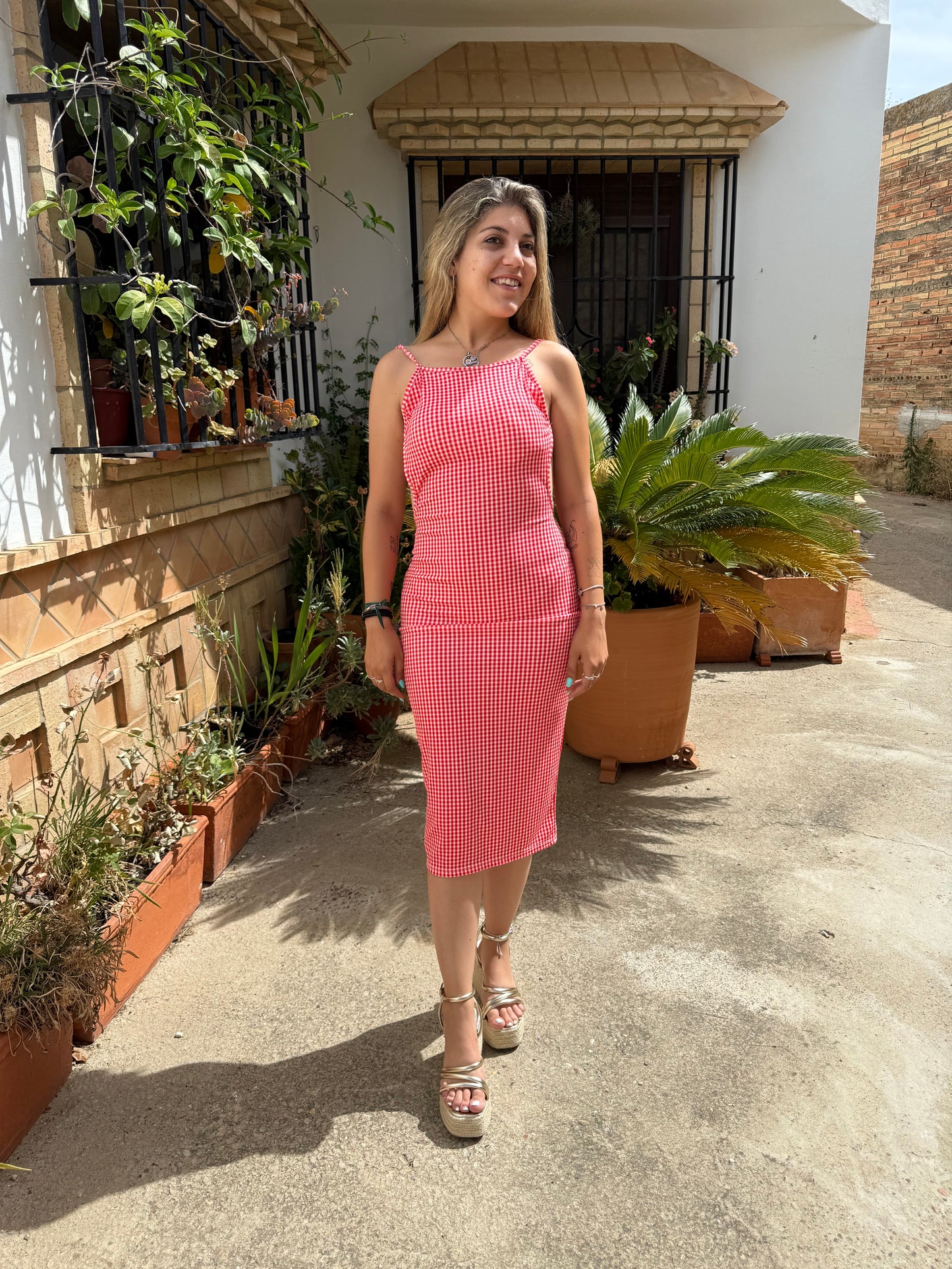 Vestido vichy