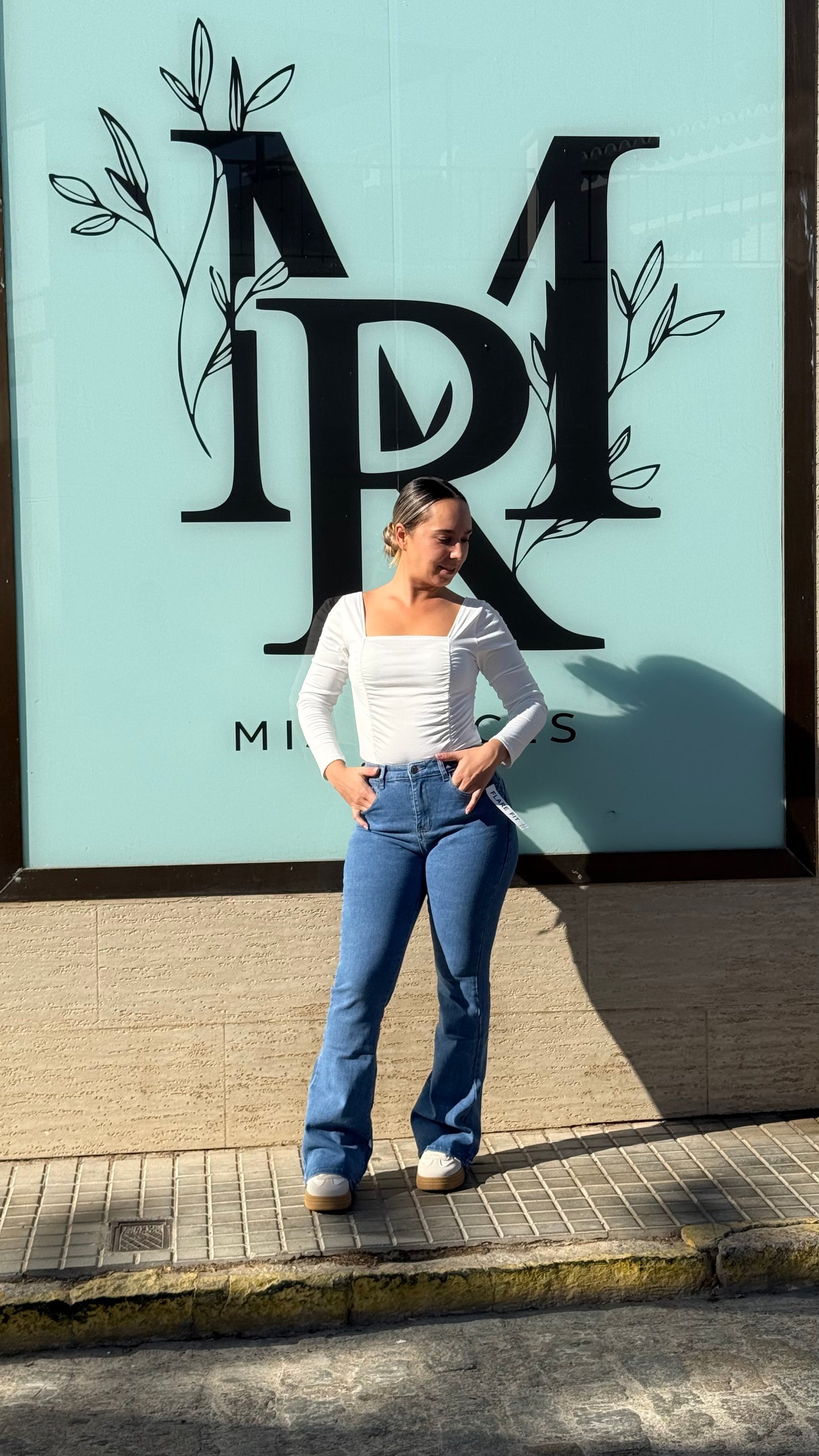 Vaqueros curvis push up