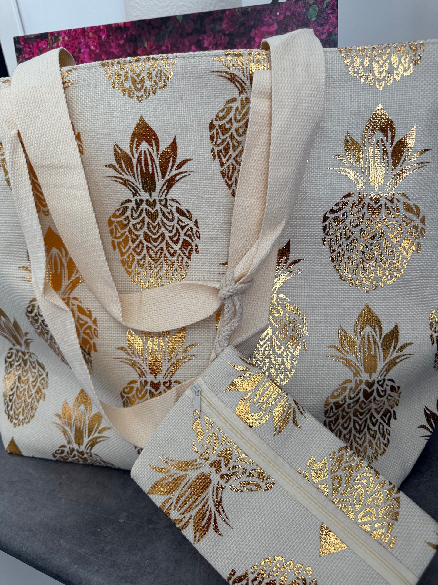 Bolso playa piña