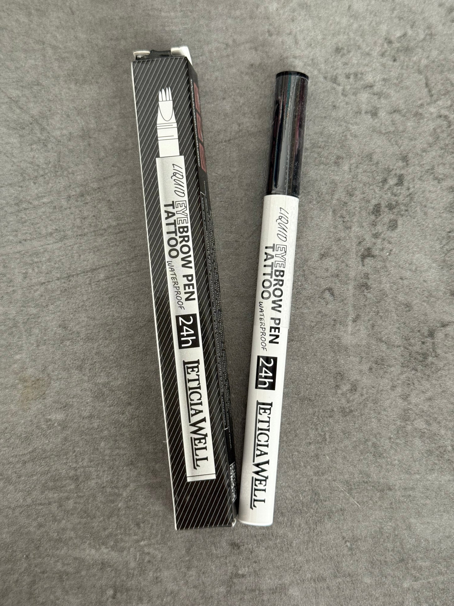 Eyebrow pen tatto waterproof negro