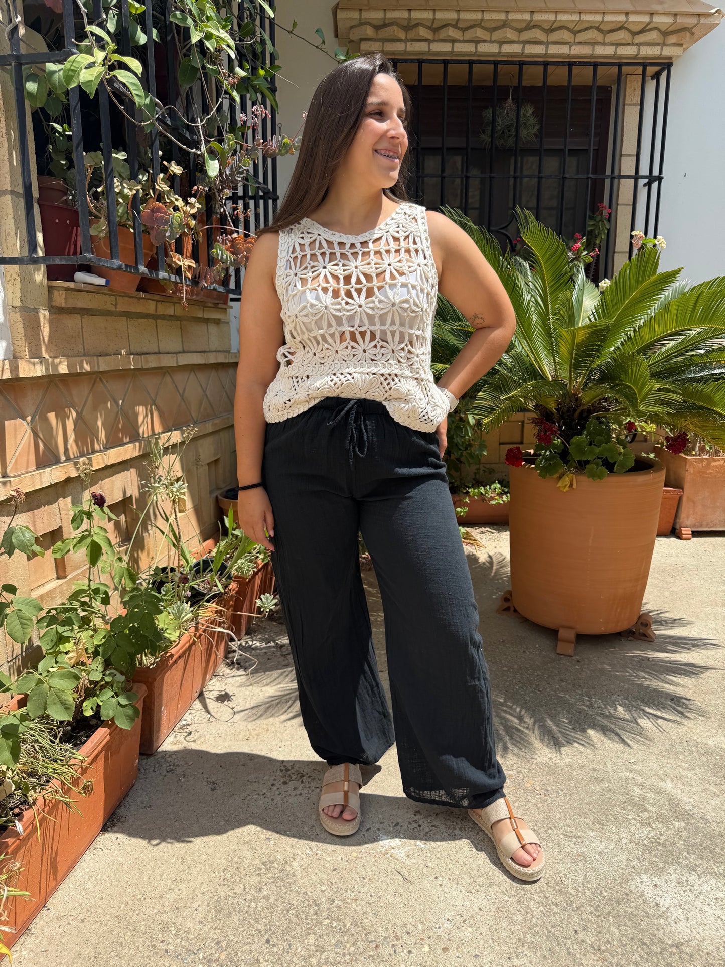 Pantalon lino