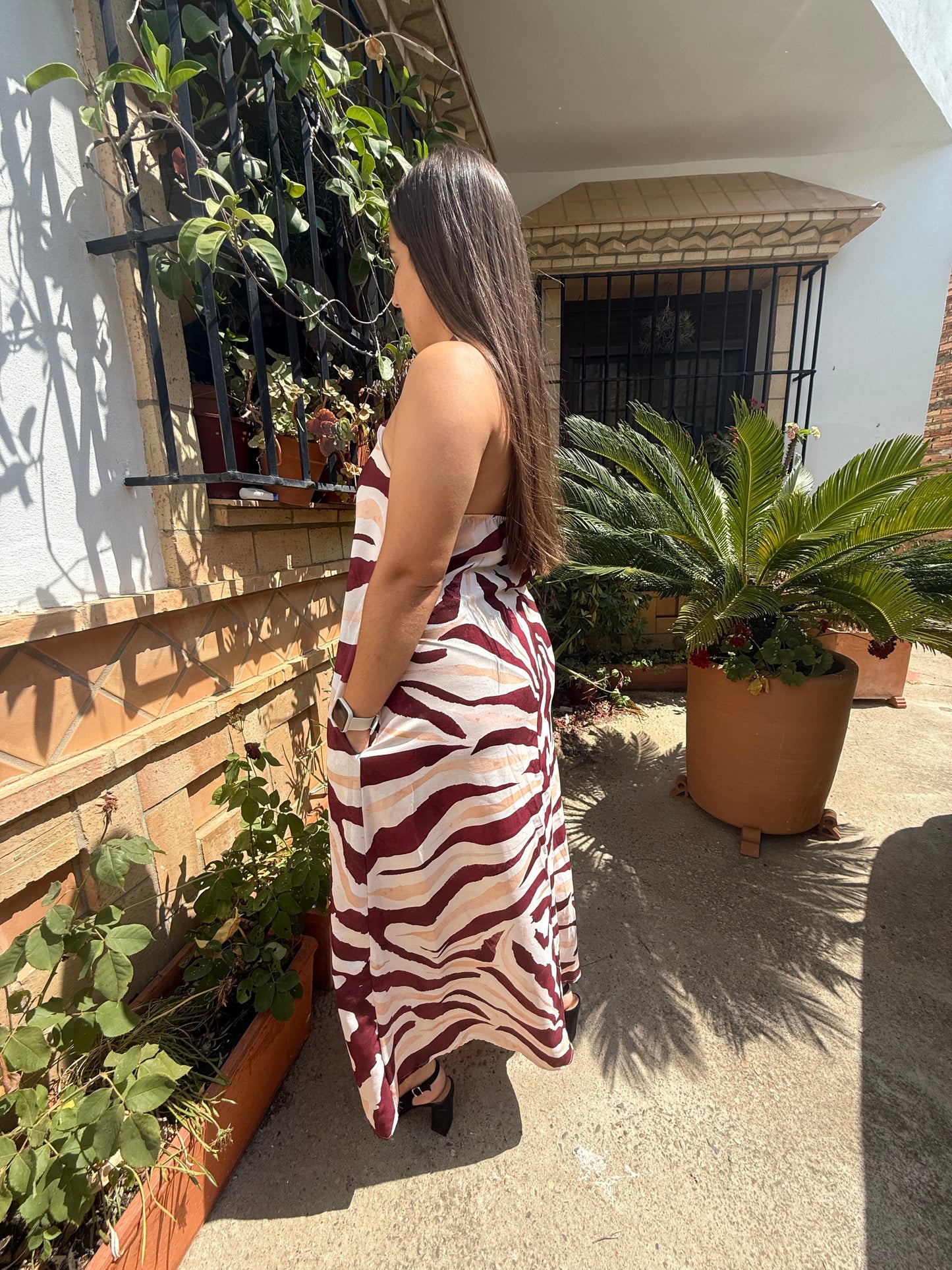 Vestido cebra