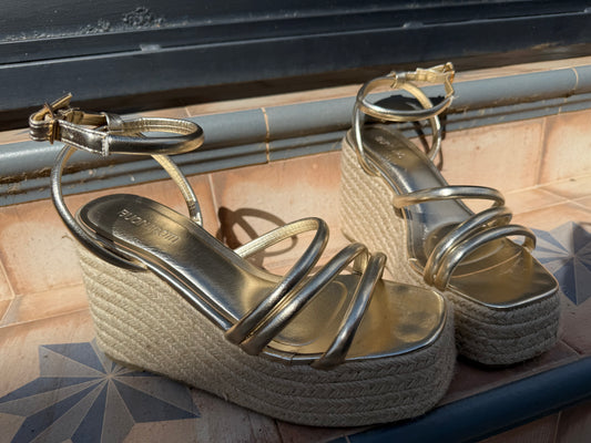 Sandalias oro