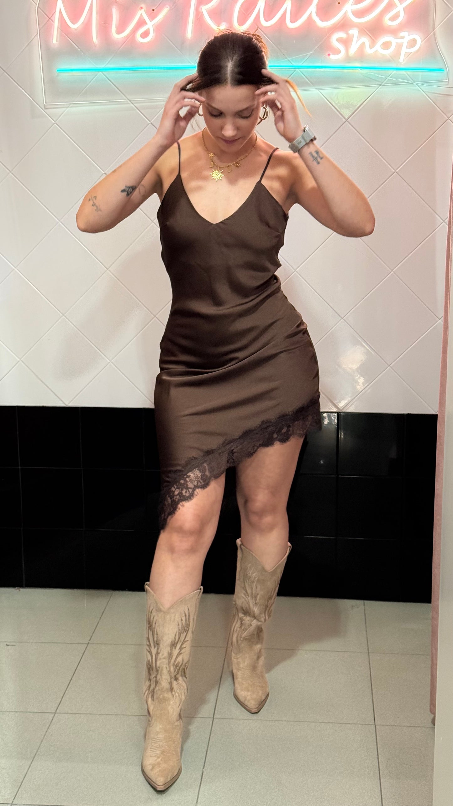 Vestido lencero Paris