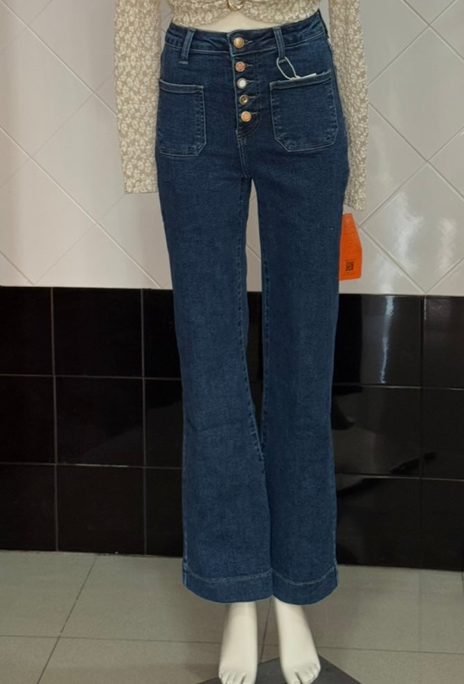 Pantalon botones colores