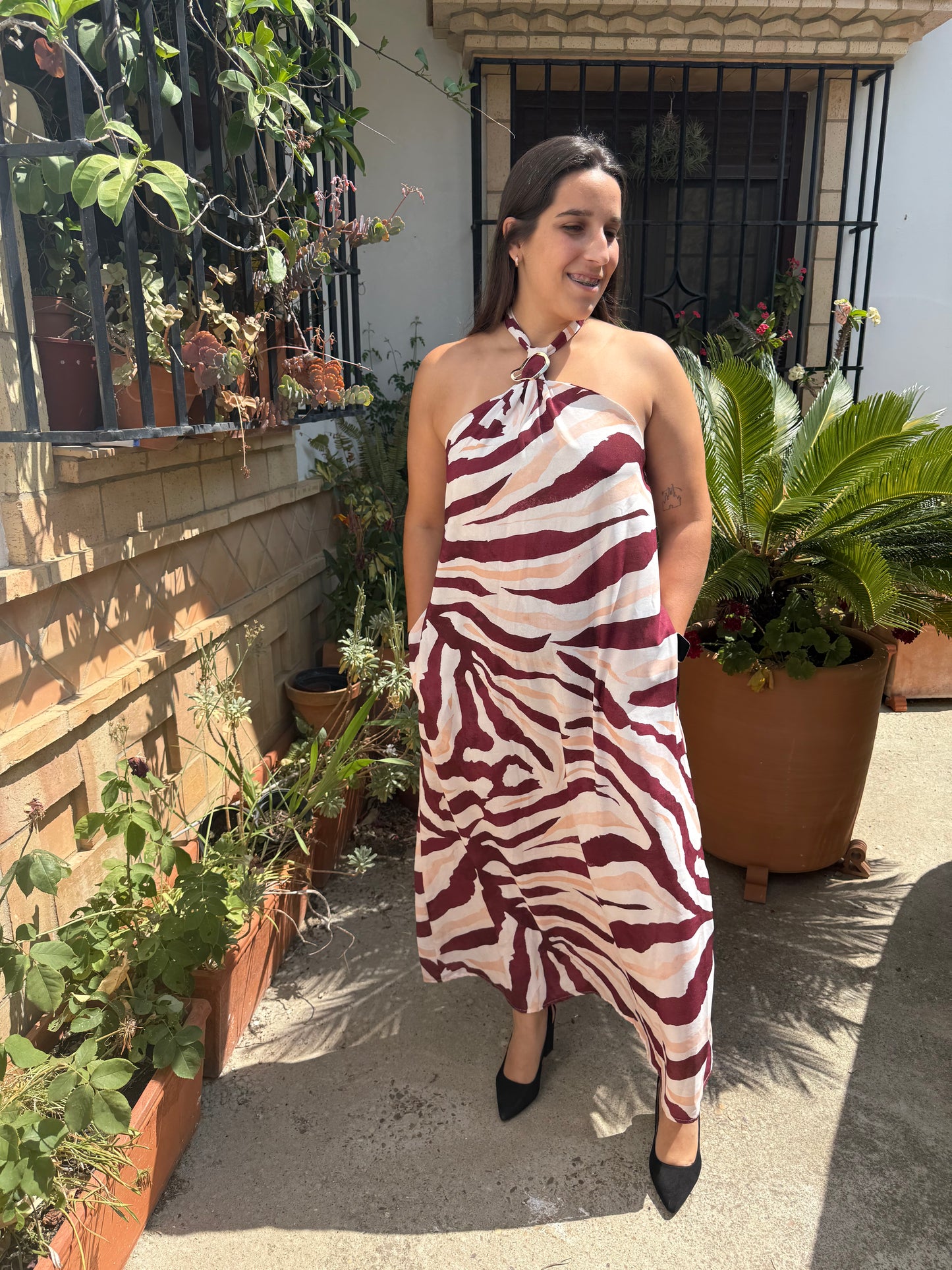 Vestido cebra