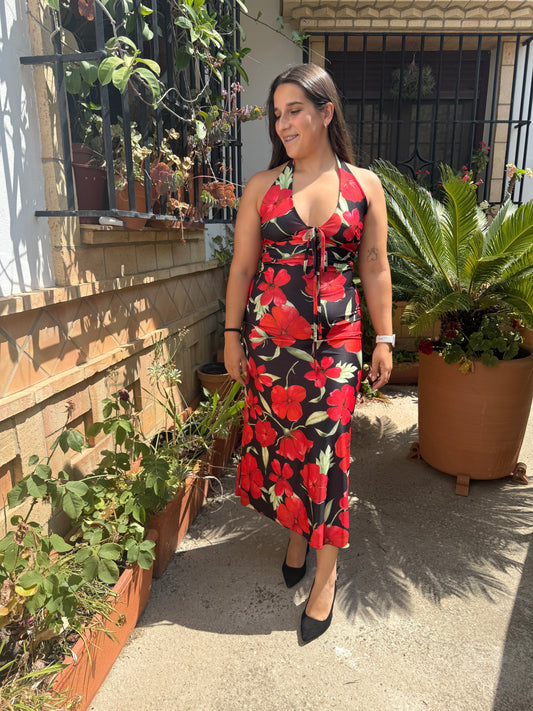 Vestido amapola negro