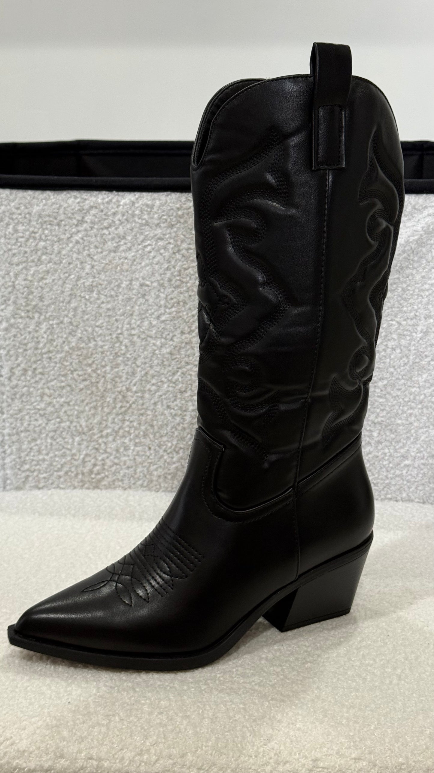 Botas cowboy negra