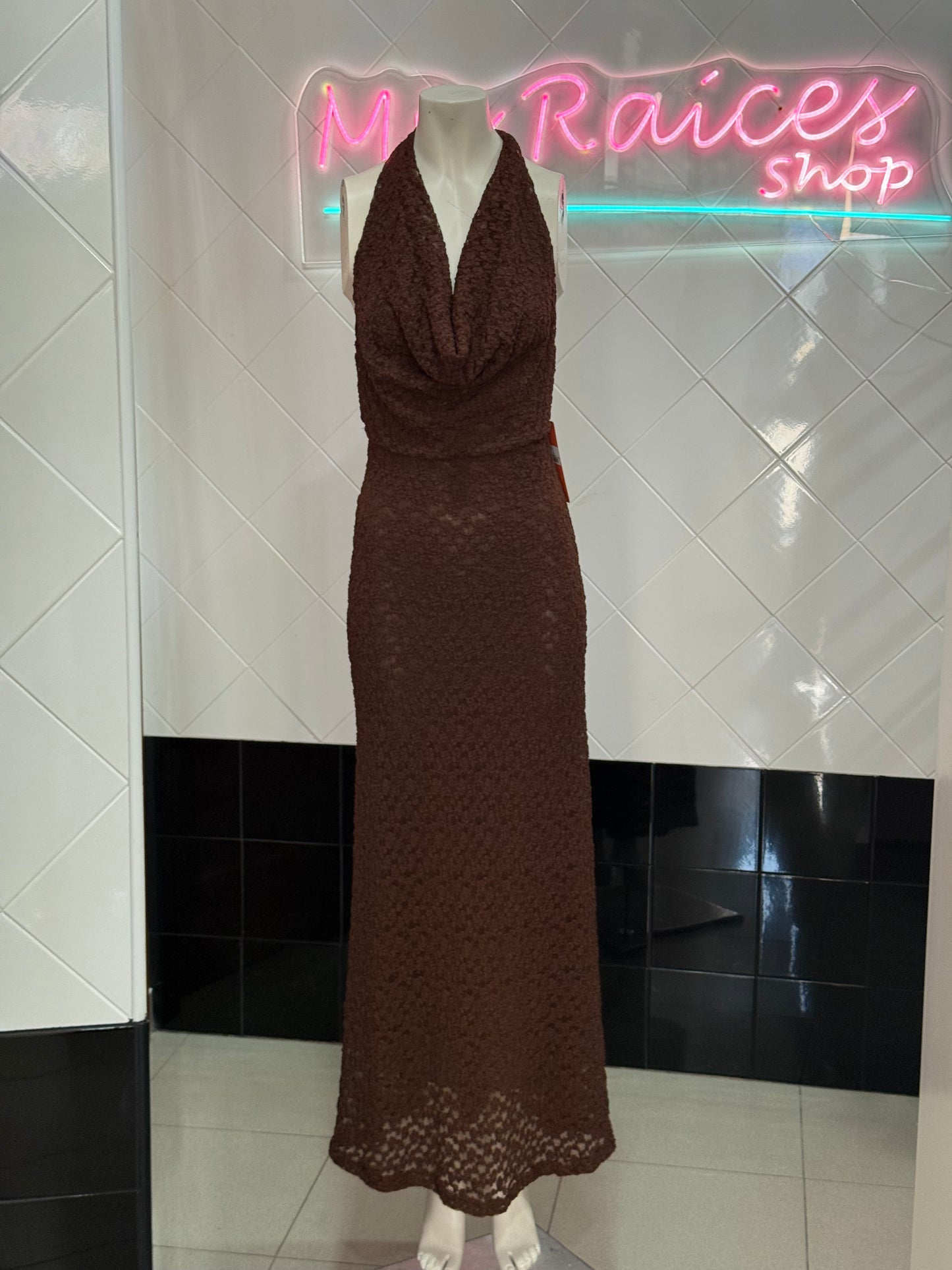 Vestido chocolate