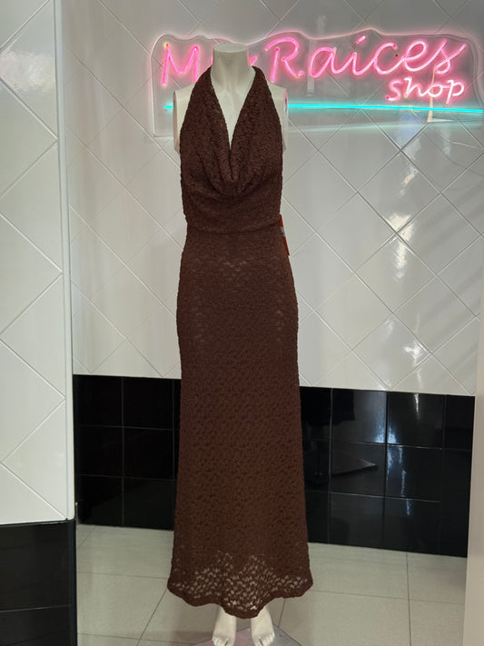 Vestido chocolate