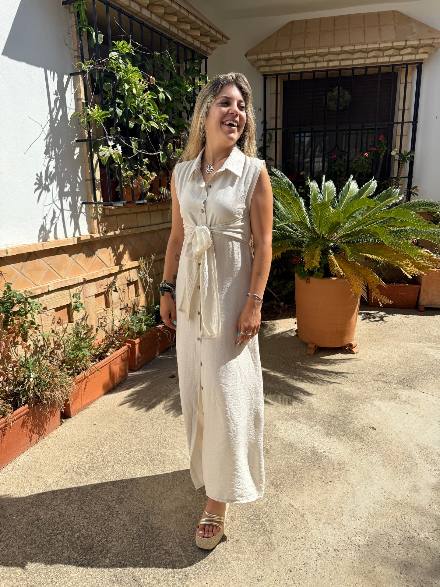 Vestido lazo cruzado