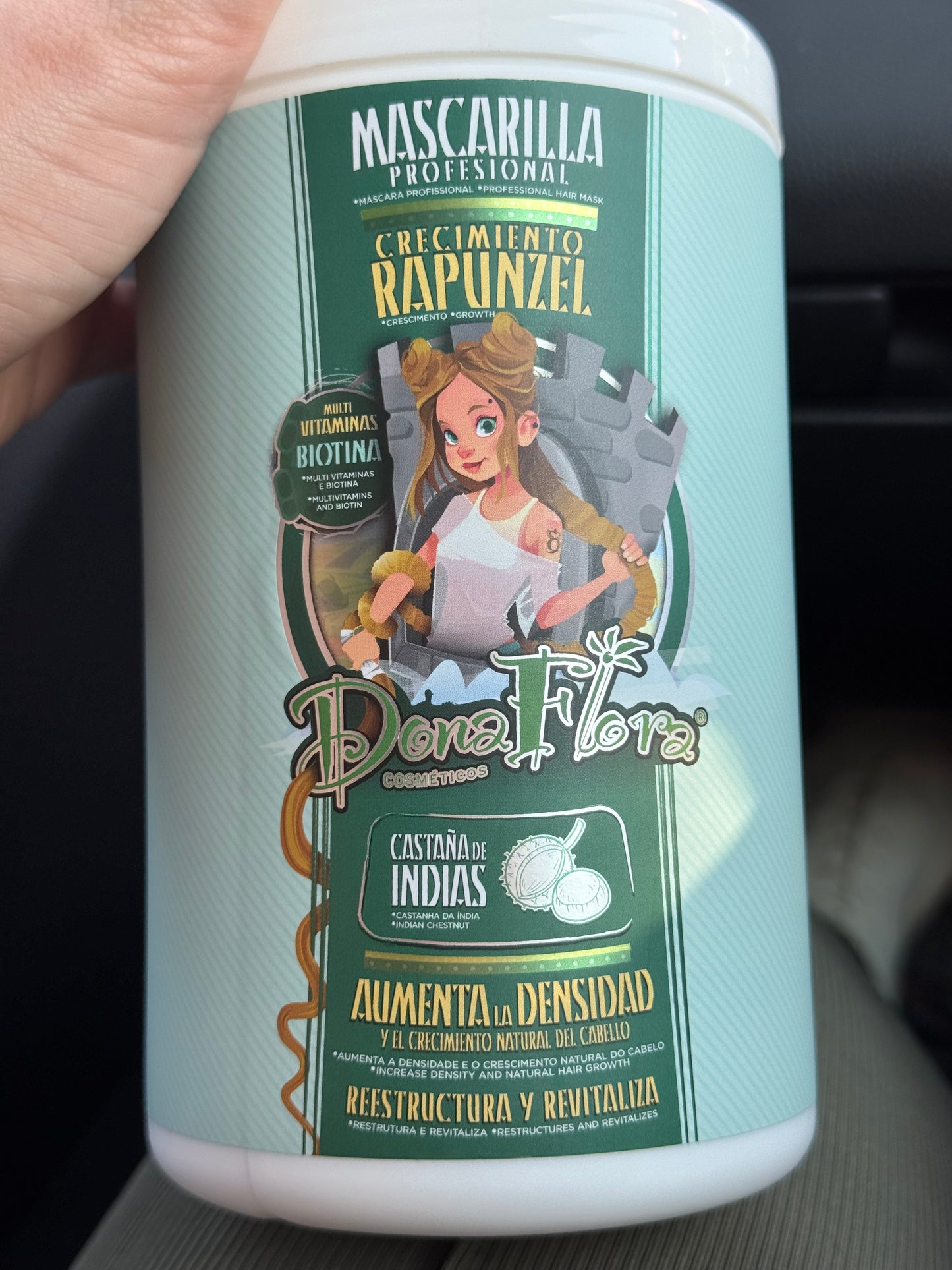 Mascarilla profesional crecimiento rapunzel